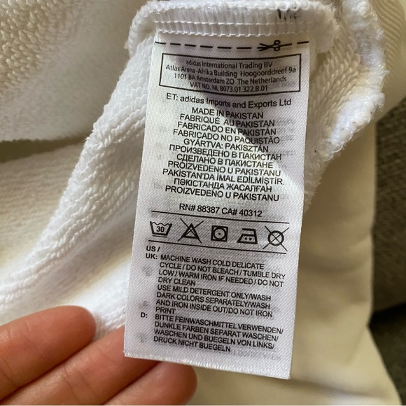 adidas adicolor classics trefoil crewneck sweatshirt size men’s small - Picture 5 of 9